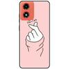 Caes for Motorola Moto G04 Black luxury Back Silicon Cover on MotoG04 Full protection shockproof bumper