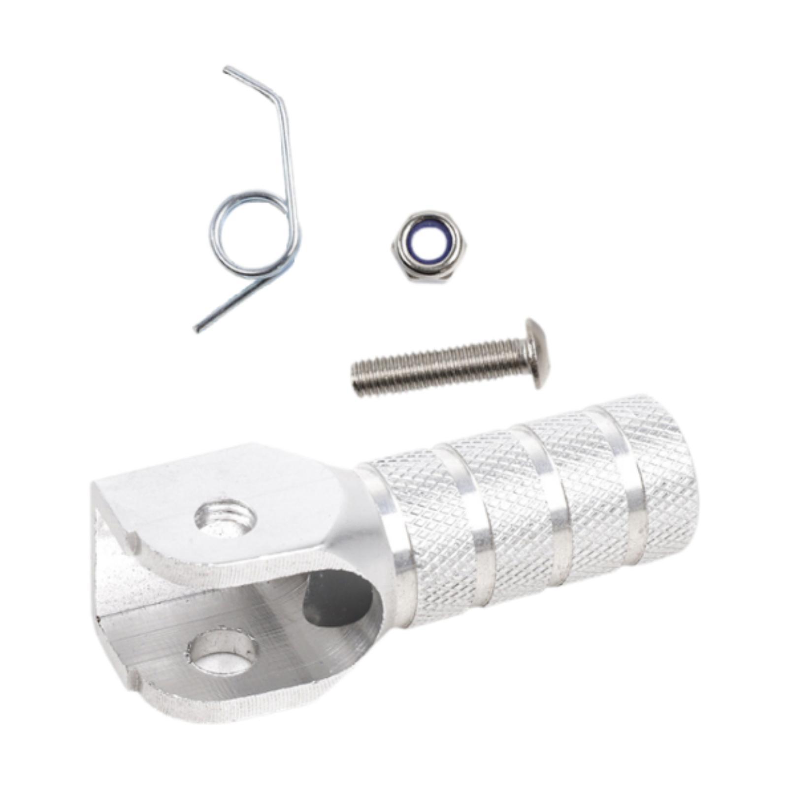 

Motorcycle Folding Shift Lever Tip Easy to Install Gear Shifter Tip Motorbike серебряный