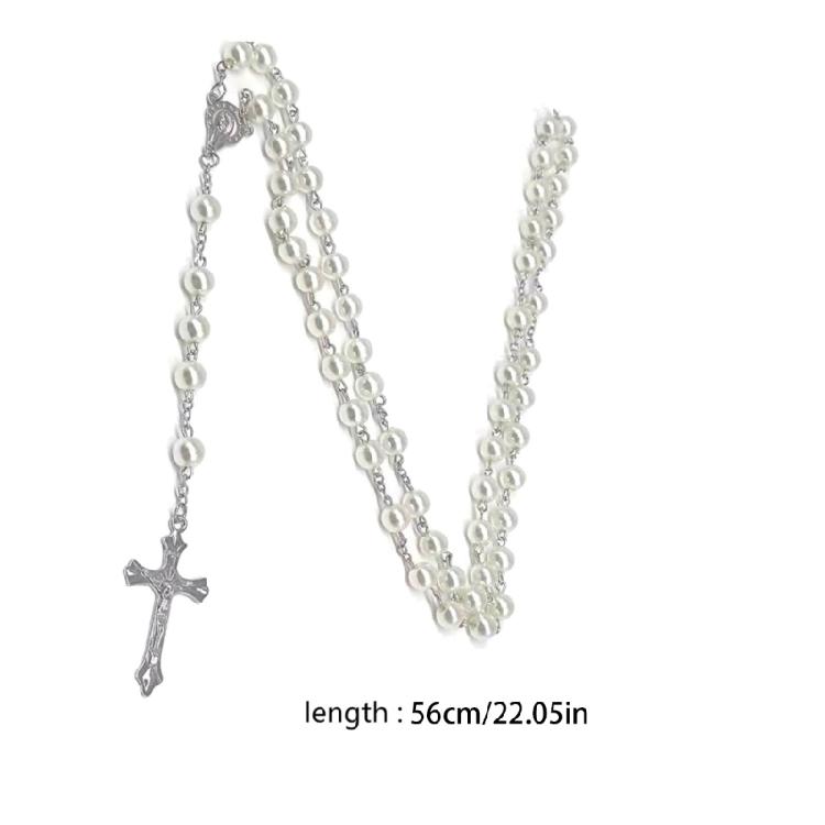 Adjustable Choker Chain Necklace Perfect Large Detailed Crosses Accessory Chain