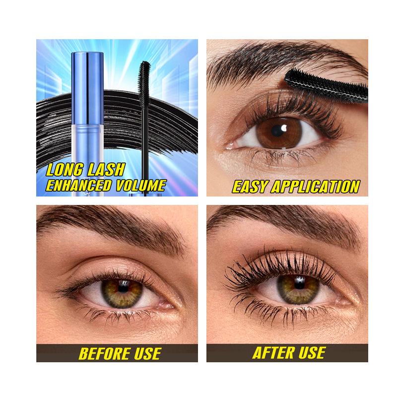 Yingmi Long Mascara Wasserdicht Nicht-verlaufend Langanhaltendes Styling Dreidimensionales Curling Verlängerte Wimpern