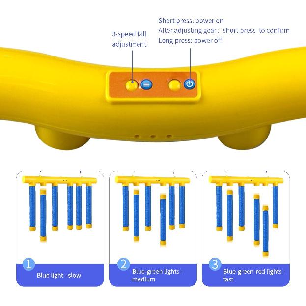 Remote Control Reflex Stick Game, Family Interactive Reaction Time Training - Falling Sticks Challenge for Hand Eye Coordination Training, Party