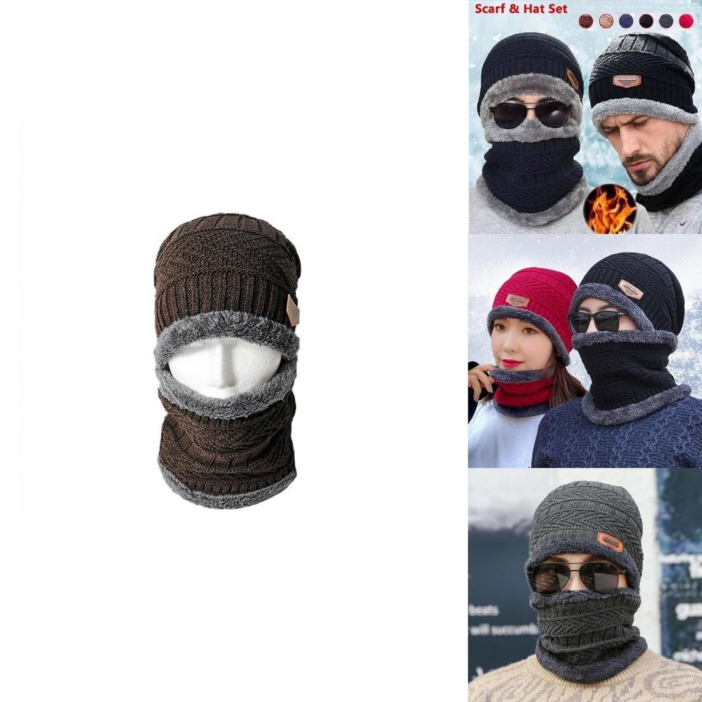 Thick Knitted Winter Hat For Men Windproof And Warm Suitable For Cycling And Skiing