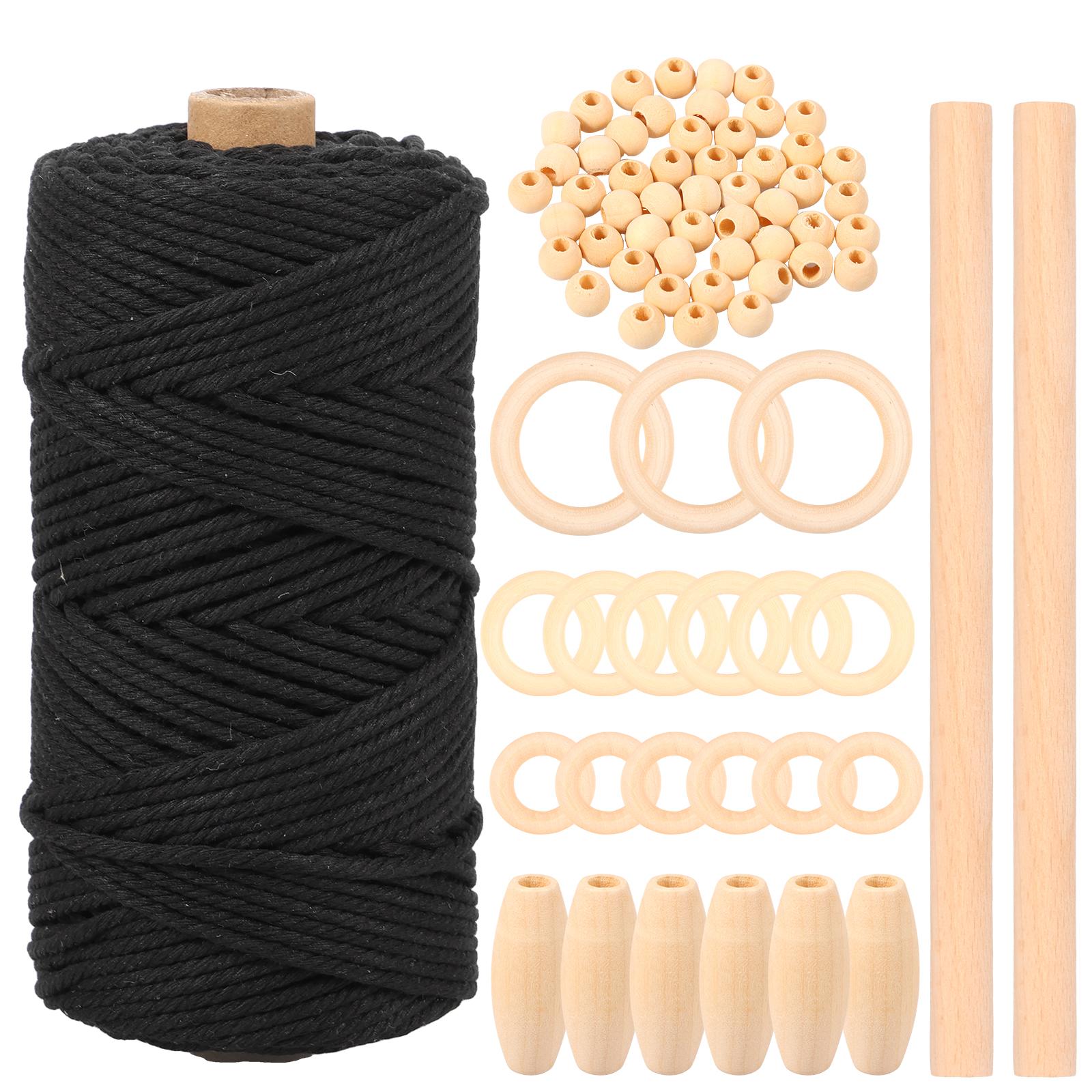 

Macrame Beginner s Kit Natural Cotton Rope Macrame Wall Hanging Kit Complete Macrame Making Kit DIY Macrame Supplies