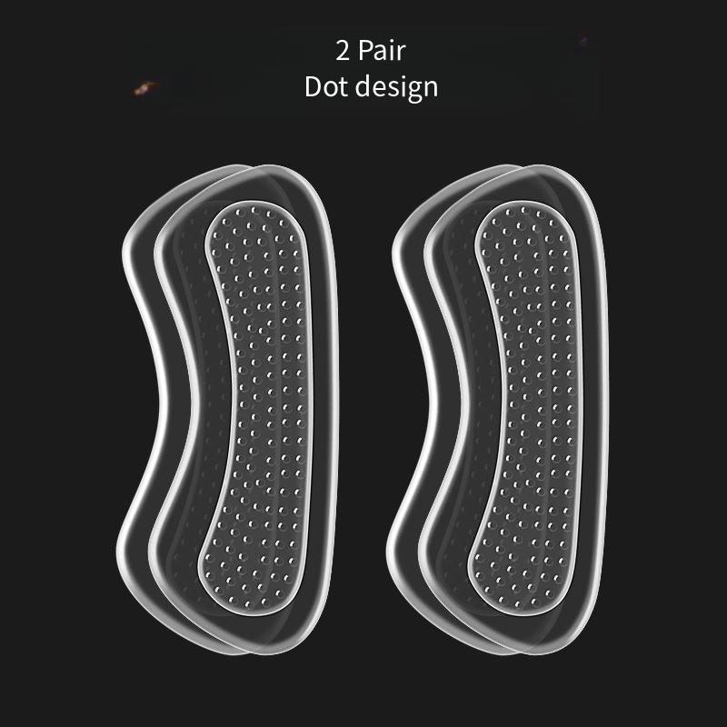 Silicone Gel Women High Heels Cushion Stickers Non-Slip Shoe Pads Adjustable Size Heel Insoles Protectors Foot Care Liner Insert