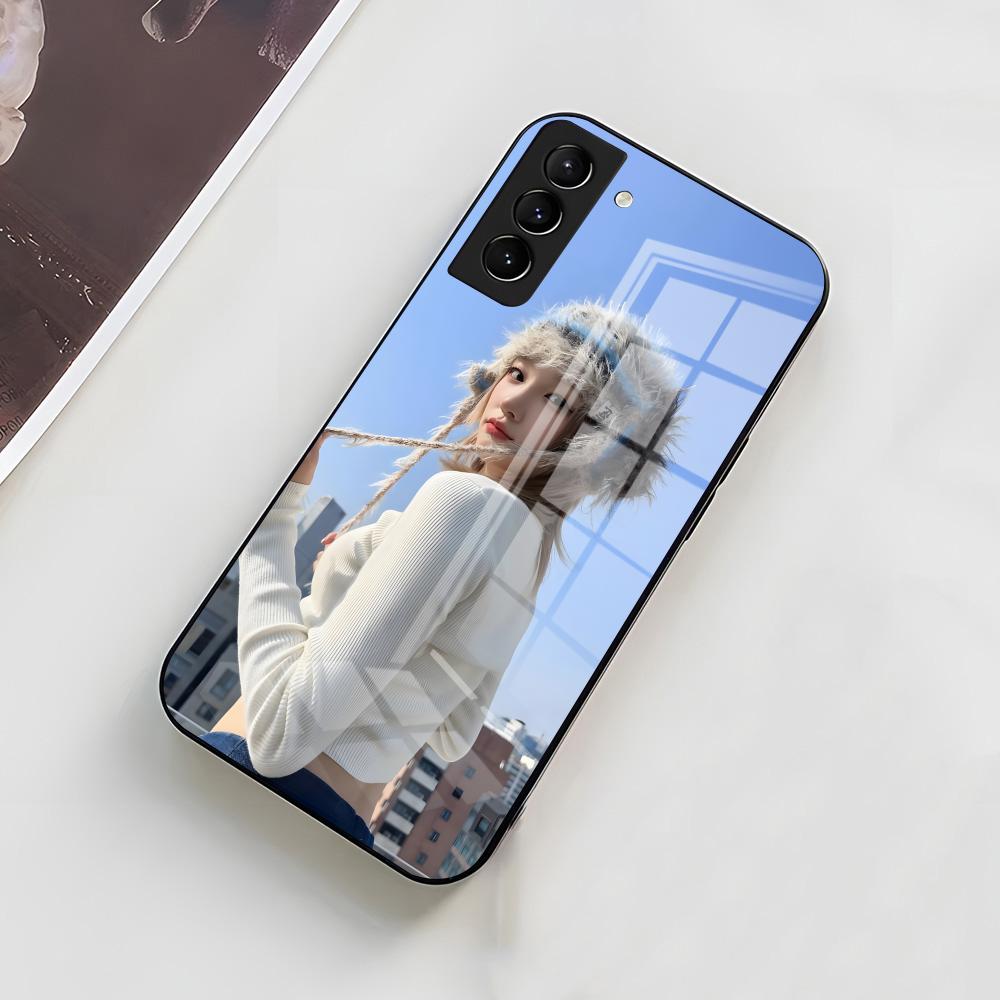 S-Singer Yuqi Phone Case For Samsung A56 A36 A26 A16 A15 A25 A35 A55 A14 A34 A24 A54 Glass Case