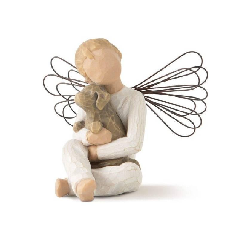 Tree Angels Willow Figurine Embrace Pet Ornament Sculptures Statue Gift Resin
