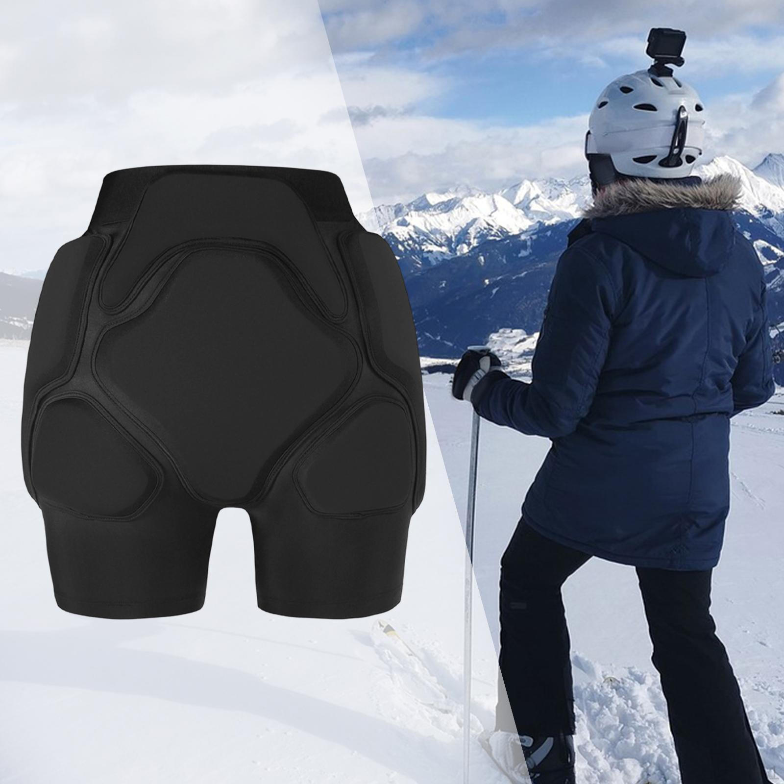 

Шорты с мягкой подкладкой, амортизирующие, удобные, защита бедер для катания на коньках, мужские, женские, сноуборд XS