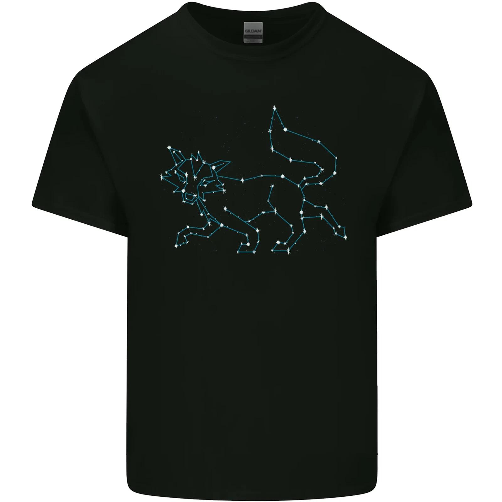 Fox Celtic Zodiac Sign Kids T-Shirt Childrens M