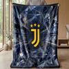 Juventus FC Theme blanket Soft Flannel Blanket Plush Throw Blanket Cozy Sofa Bed Blanket for Home Decor