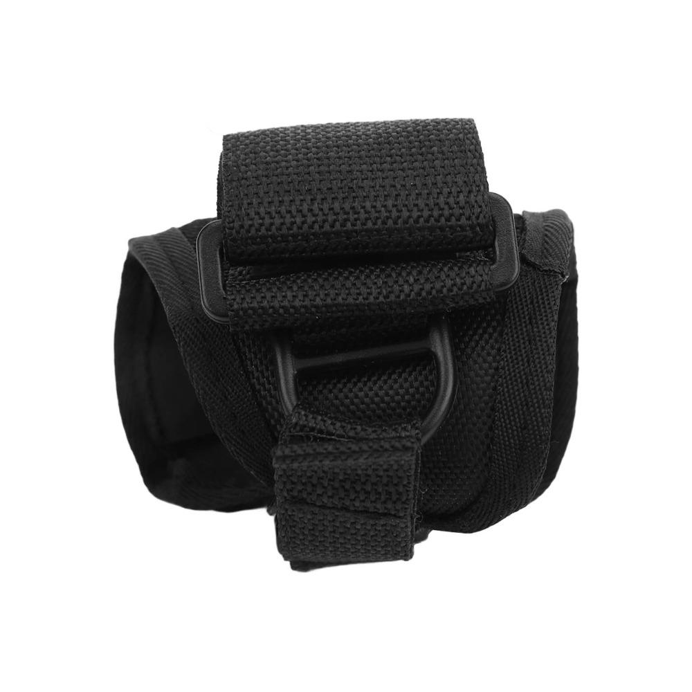Universal Adjustable Flashlight Holder Black Flashlight Hand Strap Outdoor Camping
