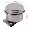 Painting Oil Pot Portable Stainless Steel Oil Painting Palette Cup with Lid
