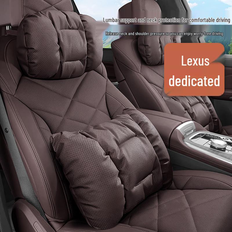 Opěrka hlavy a bederní opěrka do auta Lexus pro ochranu krku (ES, RX, LX, GX, LS, NX, LM, UX, RZ)