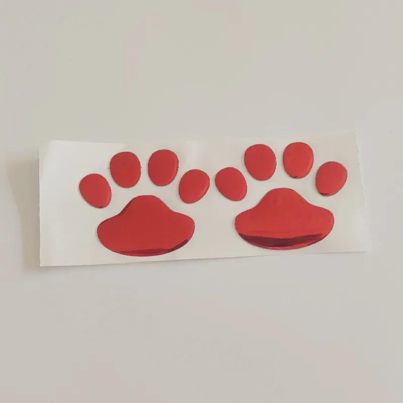2-10PCS Car Stickers Paw Animal Dog Cat Cool Design Bear Foot Prints Footprint Decal Car Stickers for Auto Motorcycle