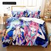 3D Anime Honkai Impact 3rd Bettwäsche-Set Bedrucktes Bettbezug-Set Bettwäsche Steppdeckenbezug Zuhause Für Erwachsene Teenager