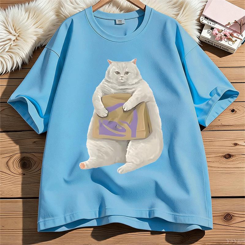 Ill Always Have Money For You Funny Cat TShirts For Unisex Unisex Cotton Short Sleeve Printed Tshirts Streetwear Round Neck Tops
