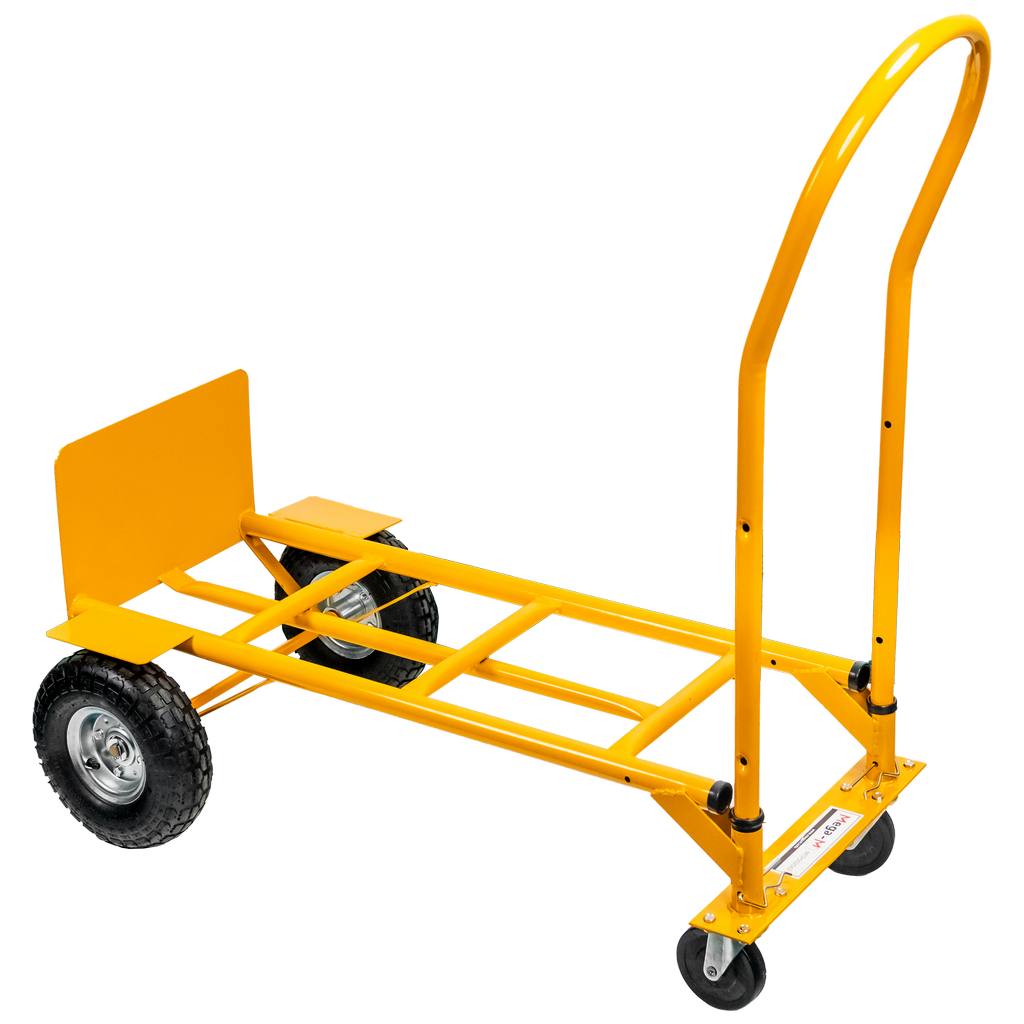 Mega-M 2in1 Miller Warehouse Trolley, Yellow, 250 Kg, Carton N