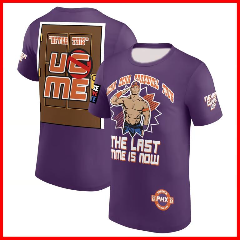 - Футболка с принтом AOP John Cena Farewell Tour 2025 Phoenix Все размеры S-5XL Унисекс M