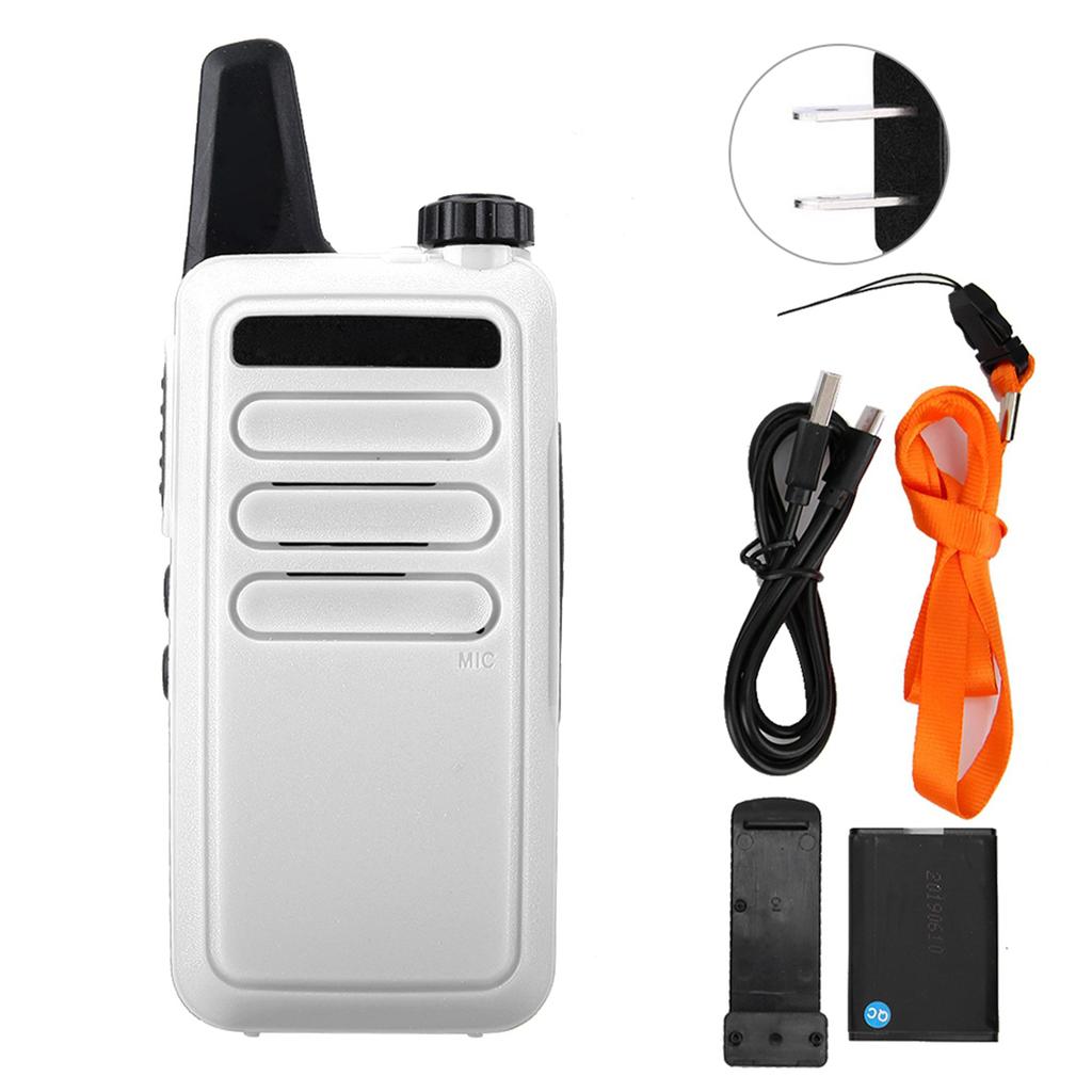 Mini Ultra Thin Anti Interference HD Two Way Radio Walkie Talkie Fits for Baofeng(Model C)
