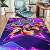 KPop Demon Hunters Pattern Rug, Indoor/Outdoor Mat, for Picnic, Gameroom, Bedroom, Office, Living Room, Home Decor Carpet, Birthday Gift