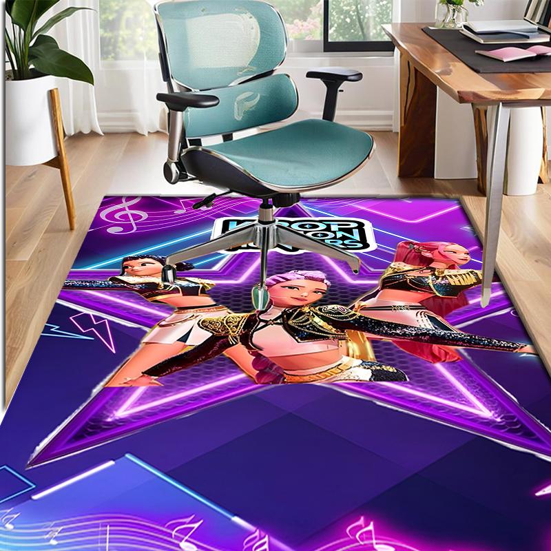 KPop Demon Hunters Pattern Rug, Indoor/Outdoor Mat, for Picnic, Gameroom, Bedroom, Office, Living Room, Home Decor Carpet, Birthday Gift