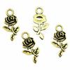 Charms Rose Lotus Pendants Wedding Jewelry Findings QC107