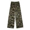 Camouflage Work Pants In Autumn and Winter New Style Loose High Waist Slimming Floor Wide-leg Pants Printed Sports Pants Straight-leg Casual Pants