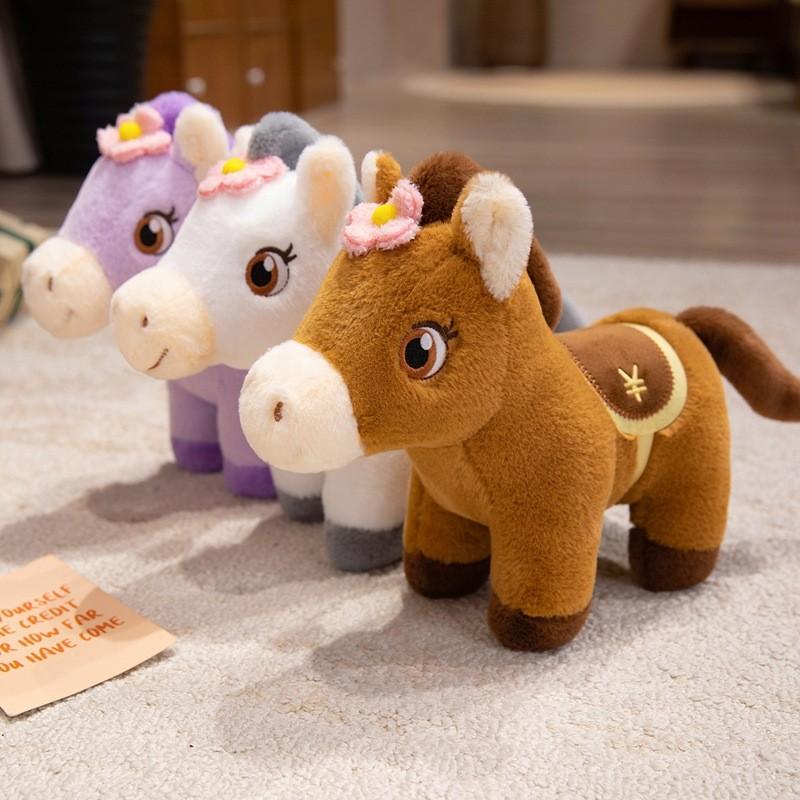 Zodiac Horse Plush Toy With Pp Cotton Filling For Lunar New Year Gifts And Events