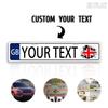 Custom Text Retro UK Metal Plaque Novelty Wall Art
