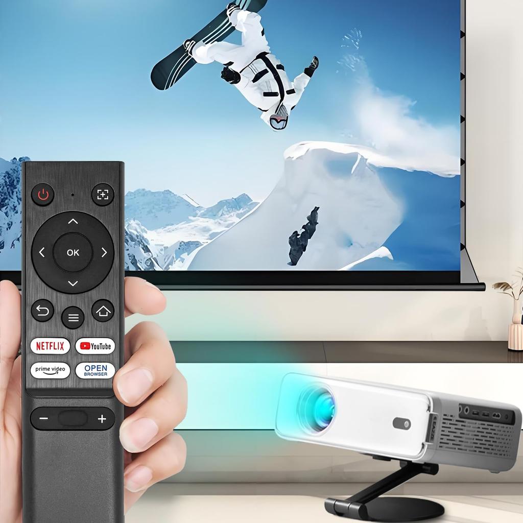 CHNPOFNT Micro Projector Universal Remote Control, Compatible with Aurzen EAZZE D1 D001 Micro Projector.