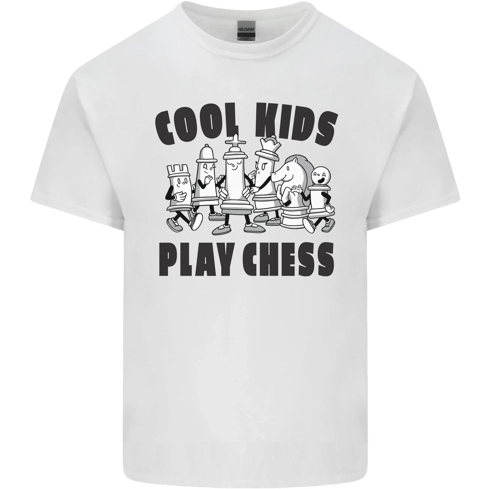 Cool Kids Play Chess Funny Game Player Kids T-Shirt Childrens XL