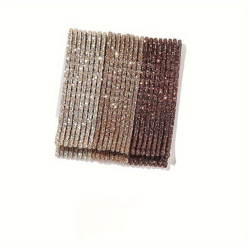 

A Set of parkling Gradient Hair Clips Elegant And Cute Alloy Hairpins Designed for Women And, Perfect for Styling Bangs And Side Hair Accessories.
