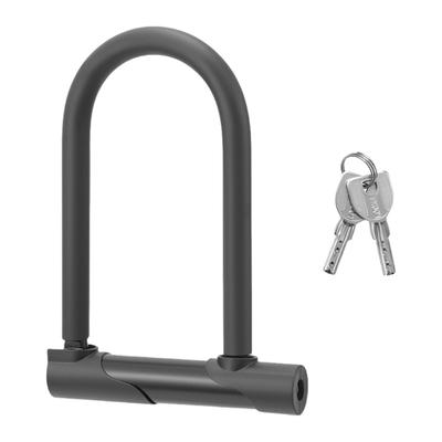 Lucchetto Robusto per Bici Antiruggine Antifurto a U con Chiave per Bici da Strada e Mountain Bike Accessori Portatili per Bici