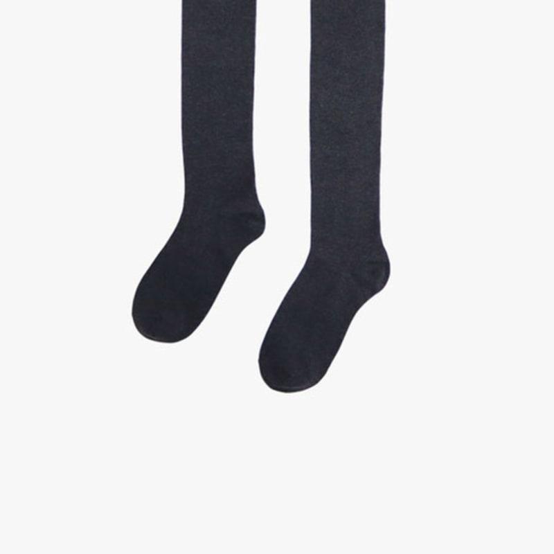 PINK PINEAPPLE OVER KNEE SOCKS_CHARCOAL