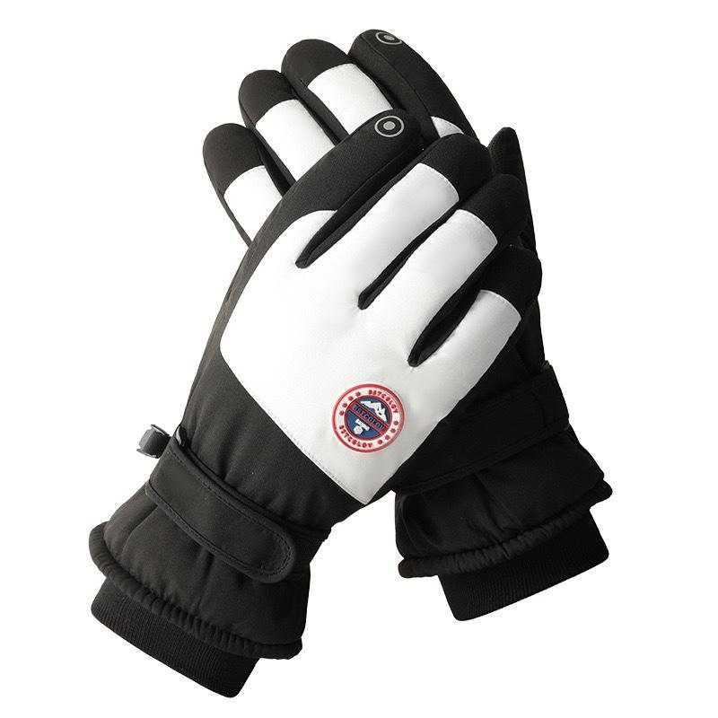 Unisex Ski Gloves: Winter Cycling, Non-Slip, Fleece-Lined, Warm, Touchscreen-Friendly, Windproof, Cold-Resistant