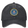 Șapcă de baseball spălată SWAT FBI Șapcă tip Trucker Casual Americană Șapci de baseball pentru protecție solară pentru bărbați și femei în aer liber pentru sport vara