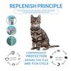 1PC Waterproof Adjustable Cat Collar Decorative Pet Calming Collar Suitable for Kittens Dog Cat Owners
