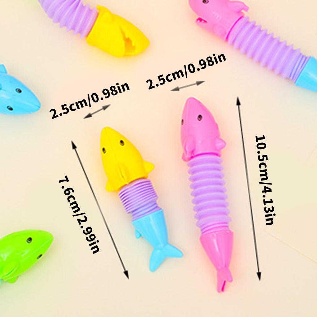 Dinosaur Shark Stretch Squeeze Toy For Stress Relief Hand Exercise Sensory Fidget Stress Ball Anxiety Relief Kids Adults