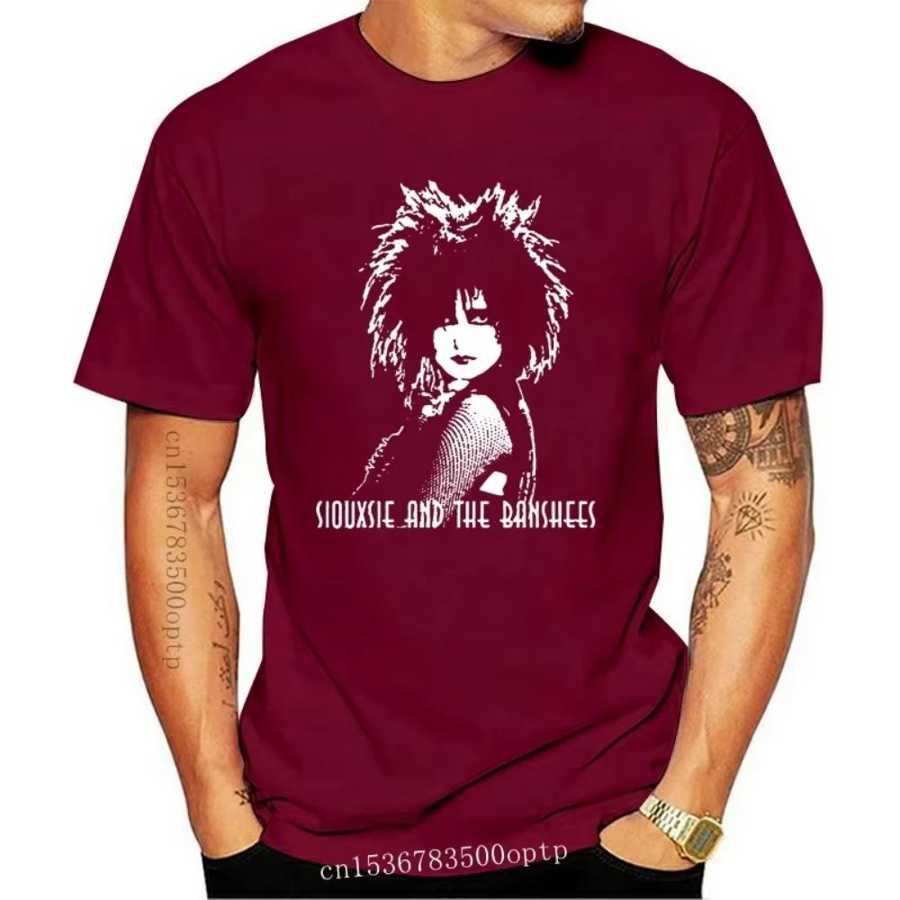 New Siouxsie And The Banshees Retro Music Punk 80s T Shirt