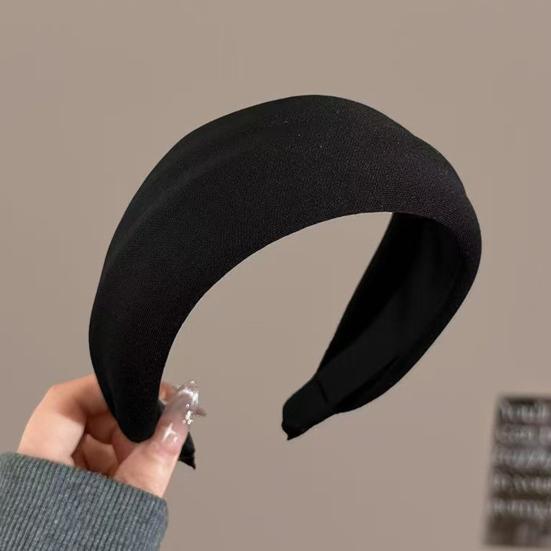 Women Headband Non-woven Fabric Wide-brimmed Headband Washing Face Makeup Small Face Hair Hoop Hair Accessory