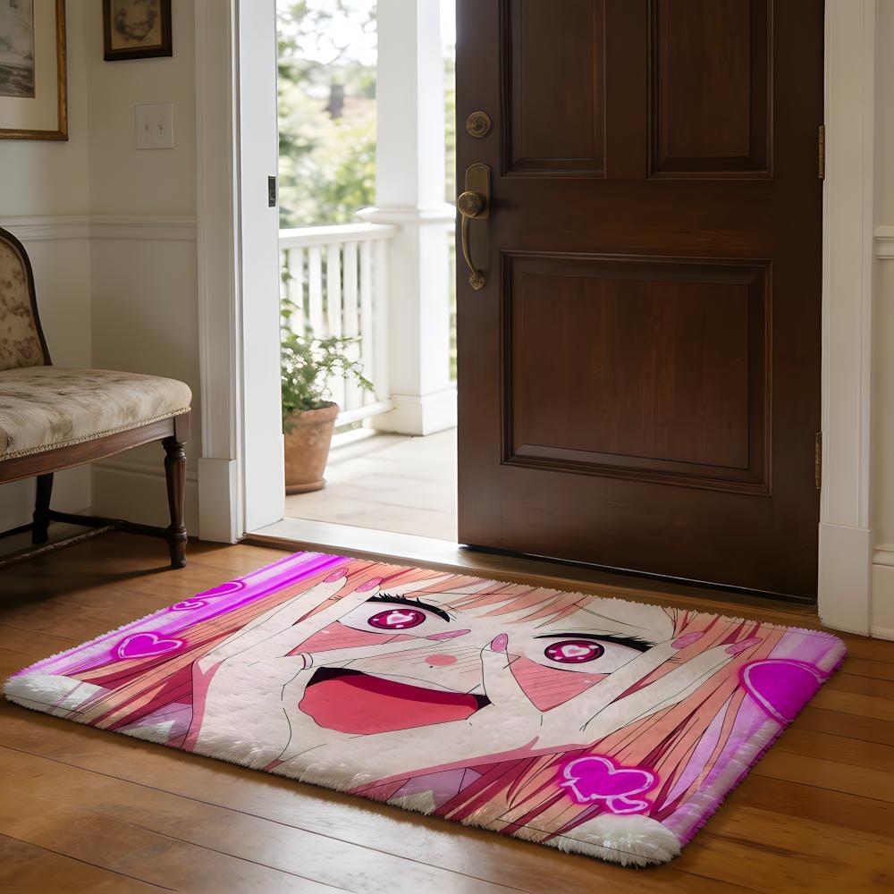 Tappetino da Pavimento Hippie Marin Kitagawa Morbido Flanella Assorbente Tappeto Antiscivolo Casa Camera da Letto Bagno