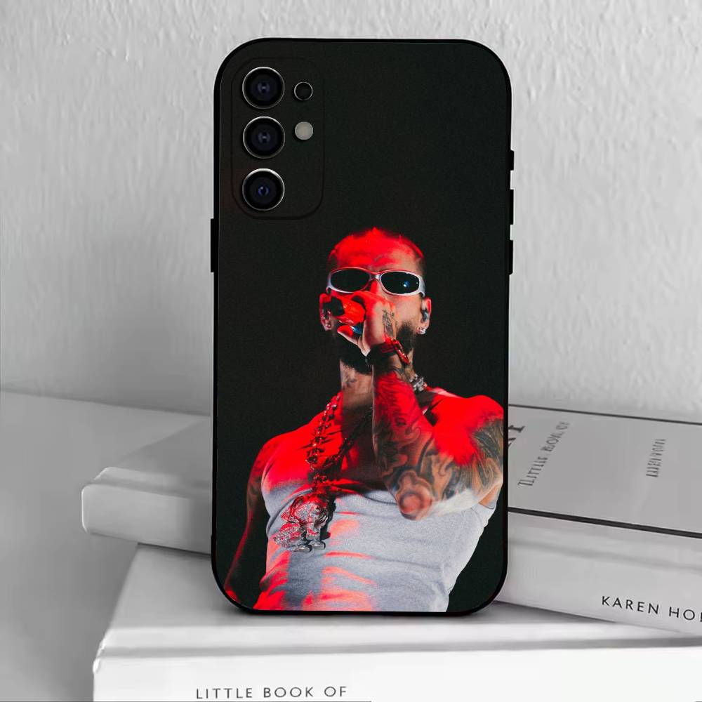 Singer-M-Maluma Phone Case For Samsung S25,S24,S21,S22,S23,S30,Ultra,S20,Plus,Fe,Soft Silicone Black Cover