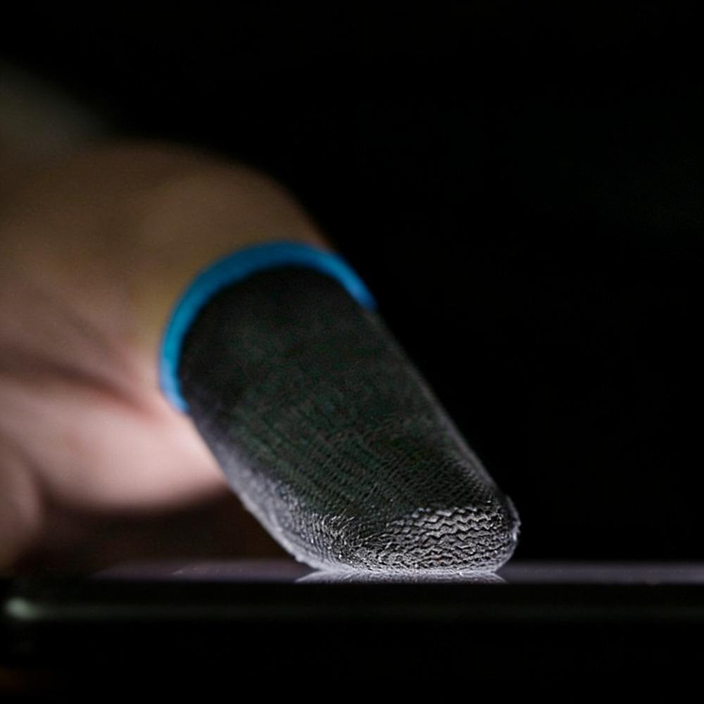 Breathable Gaming Finger Sleeve Anti-Sweat Touch Screen Finger Cover For Mobile Games