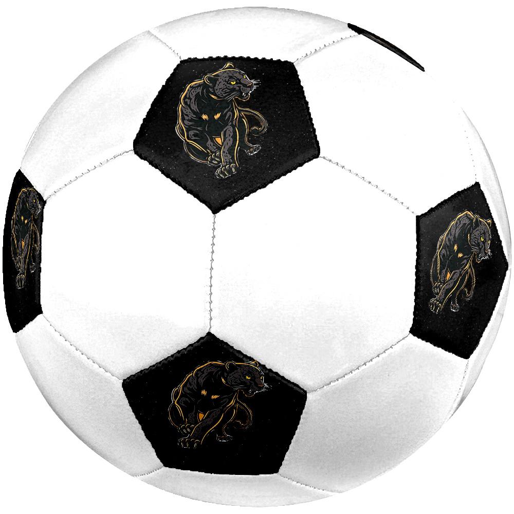1PC Black Panther Night Stance Soccer Ball Size 5 Football Machine Sewn Indoor/Outdoor Universal Football S98