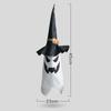 5-20PCS Halloween LED Flashing Light Hanging Ghost Halloween Party Dress Up Glowing Wizard Hat Lamp Horror Props Home Bar Decor