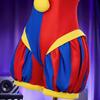 Pomni The Amazing Digital Circus Cosplay Overall Clown Kostüm Halloween Party Erwachsenen Rollenspiel Outfit Hut Handschuhe