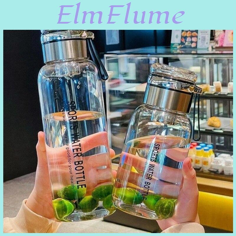 Capacity 2l Large Water Glass Bottle Transparent Milk Juice Cup Outdoor Portable Leakproof Drinkware Tea Water Glass Bottle 2l