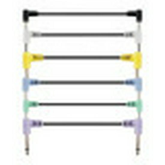 18cm Noise-Reducing Shielded Audio Patch Cable for Electric Guitar Pedals