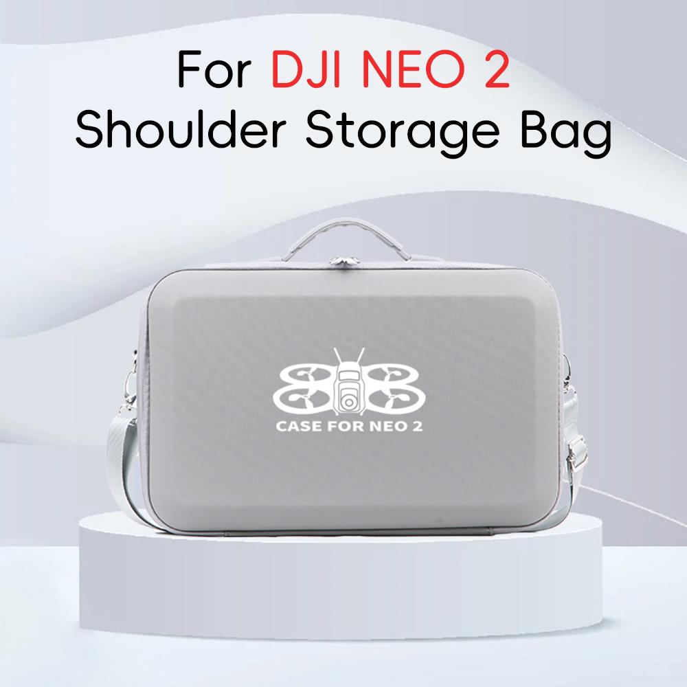 Carrying Case for DJI NEO 2/RC N3 Combo Storage Bag Hard Shell Travel Box PU Shouder Bag For DJI NEO 2 Drone Accessories