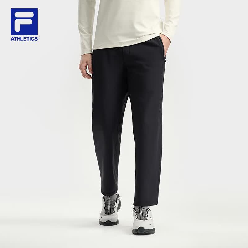 Мужские зимние повседневные брюки FILA прямого кроя с флисовой подкладкой XL