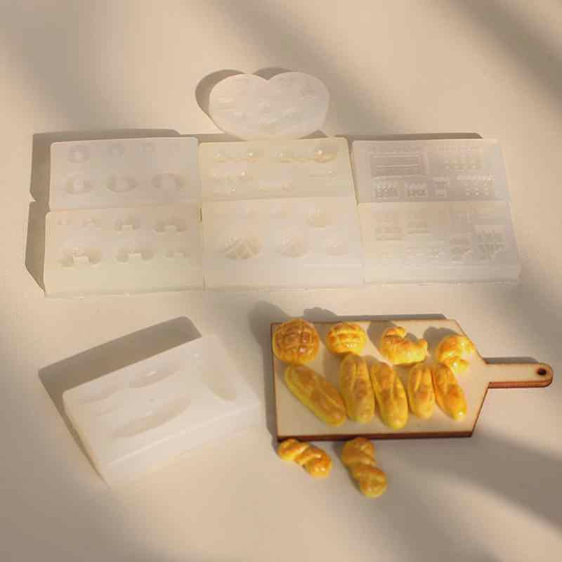 Diy Crafts Casting Baking Tool Mini Food Dessert  Epoxy Resin Mold Cake Candy Chocolate Silicone Mould